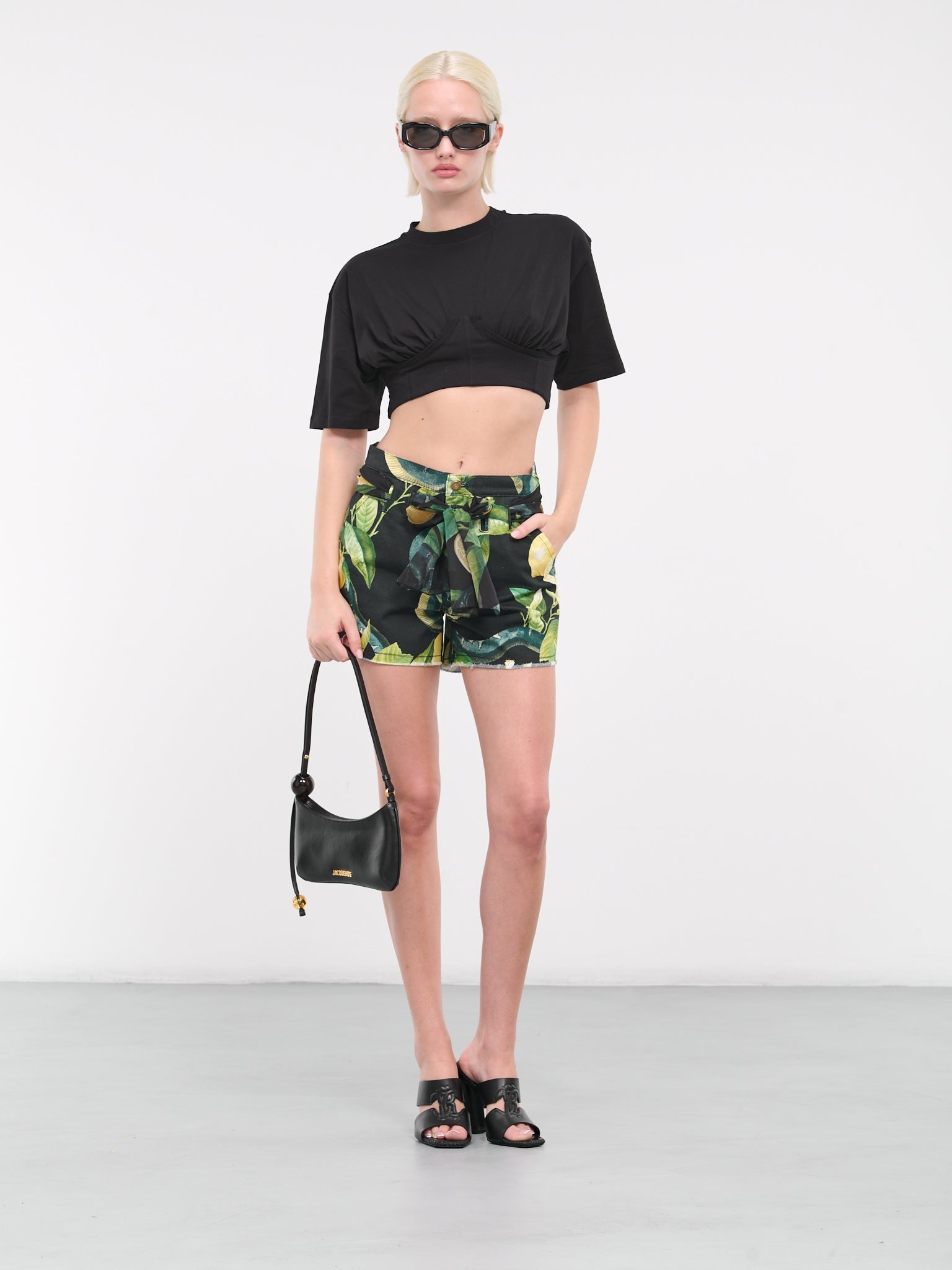 Lemon Print Shorts - 6