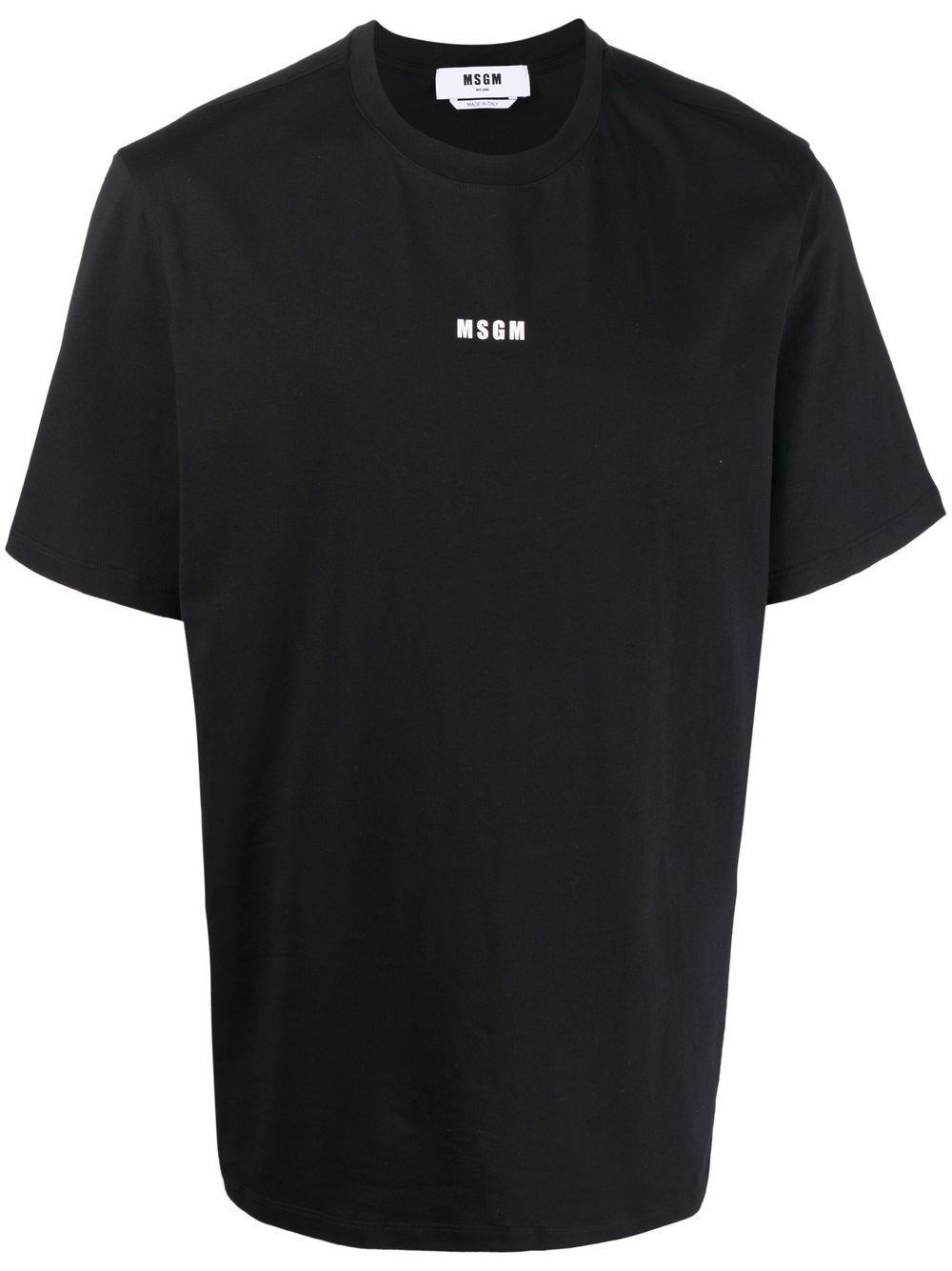 Cotton T-shirt with logo - 1