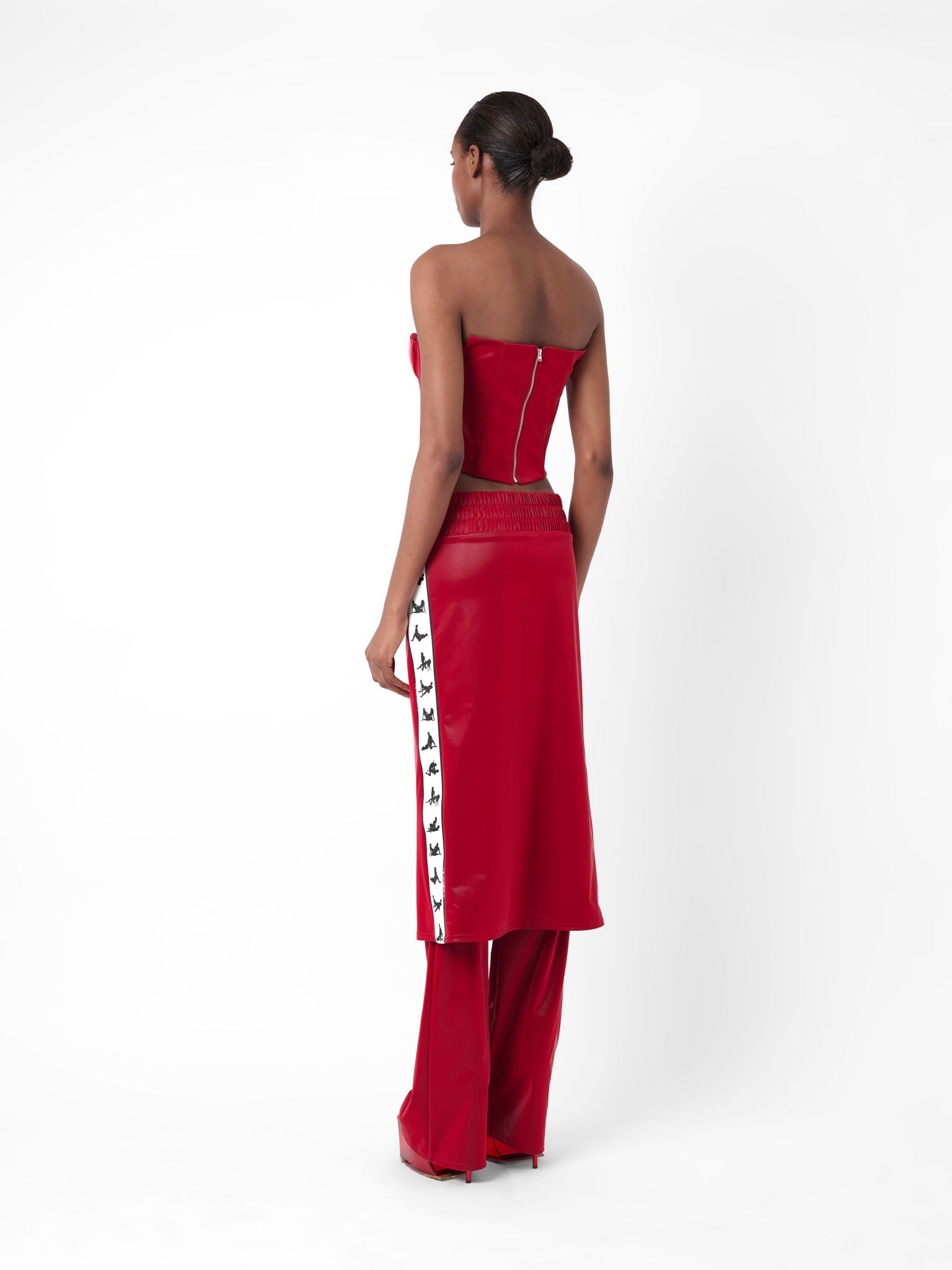 PREMIER TROUSER SKIRT RED - 5