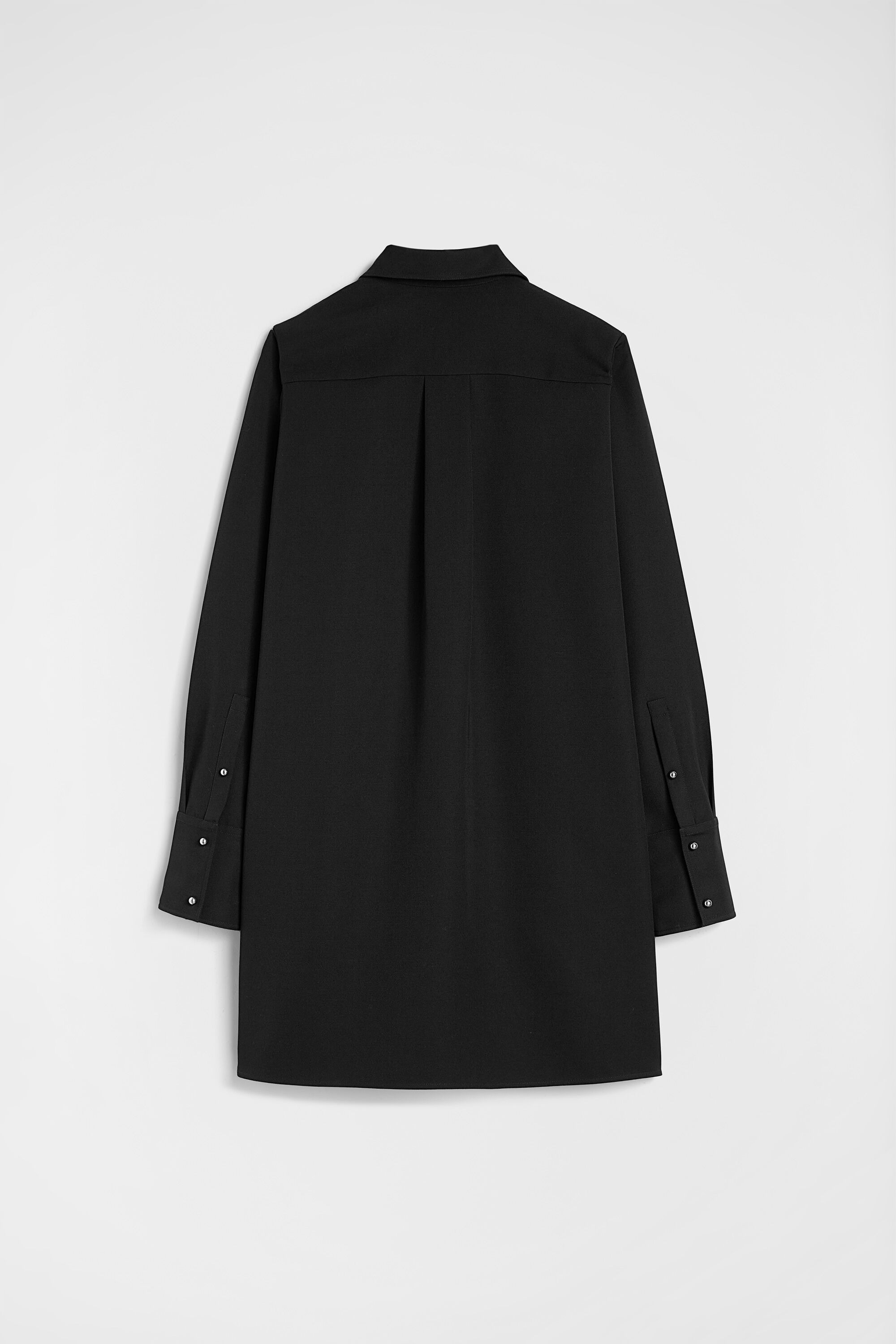 Wool Gabardine Polo Dress - 5