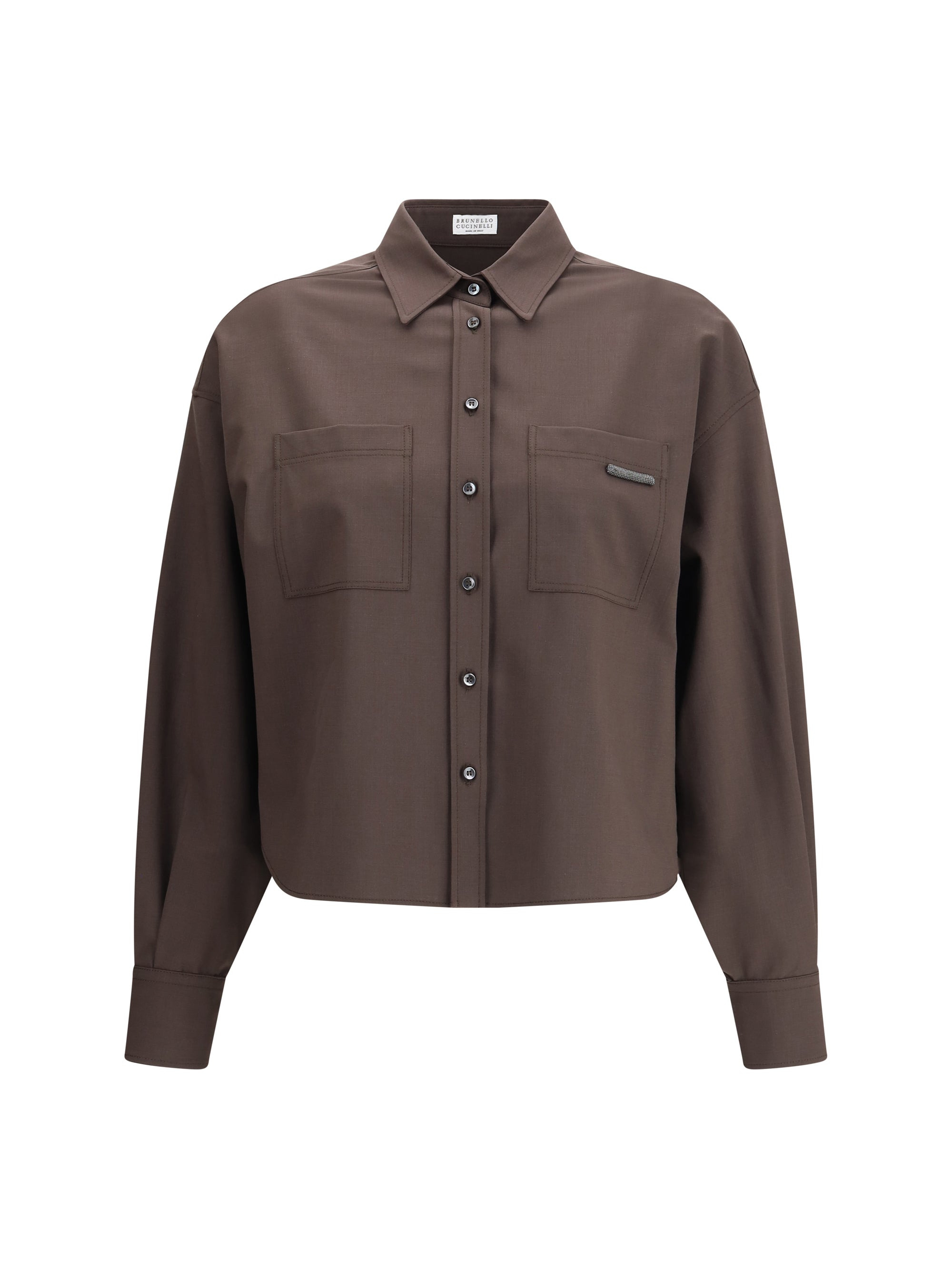 Brunello Cucinelli Women Wool Shirt - 1