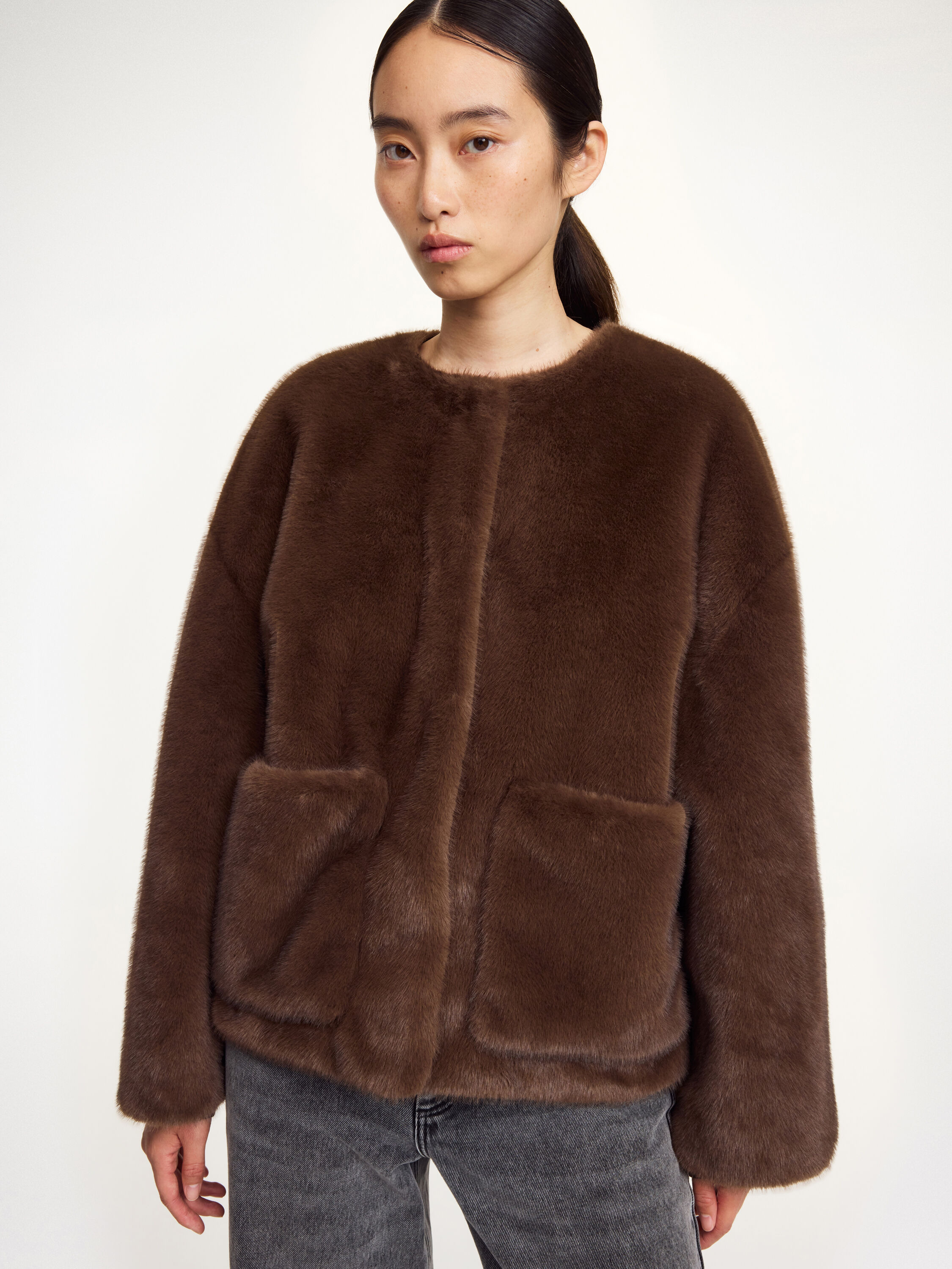 Jacquie faux fur jacket - 4