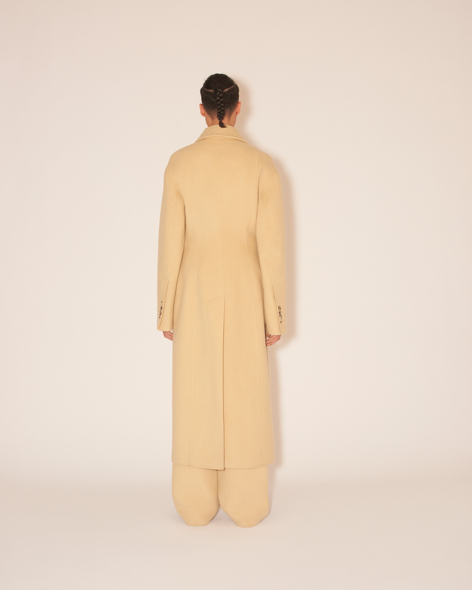 TOYA - Single breasted waisted coat - Creme - 5