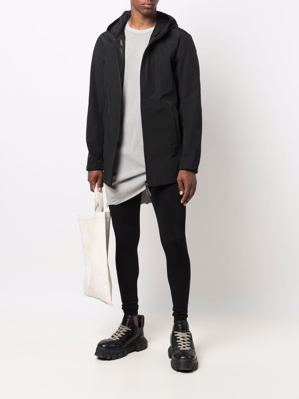 hooded zip-up jacket - 2