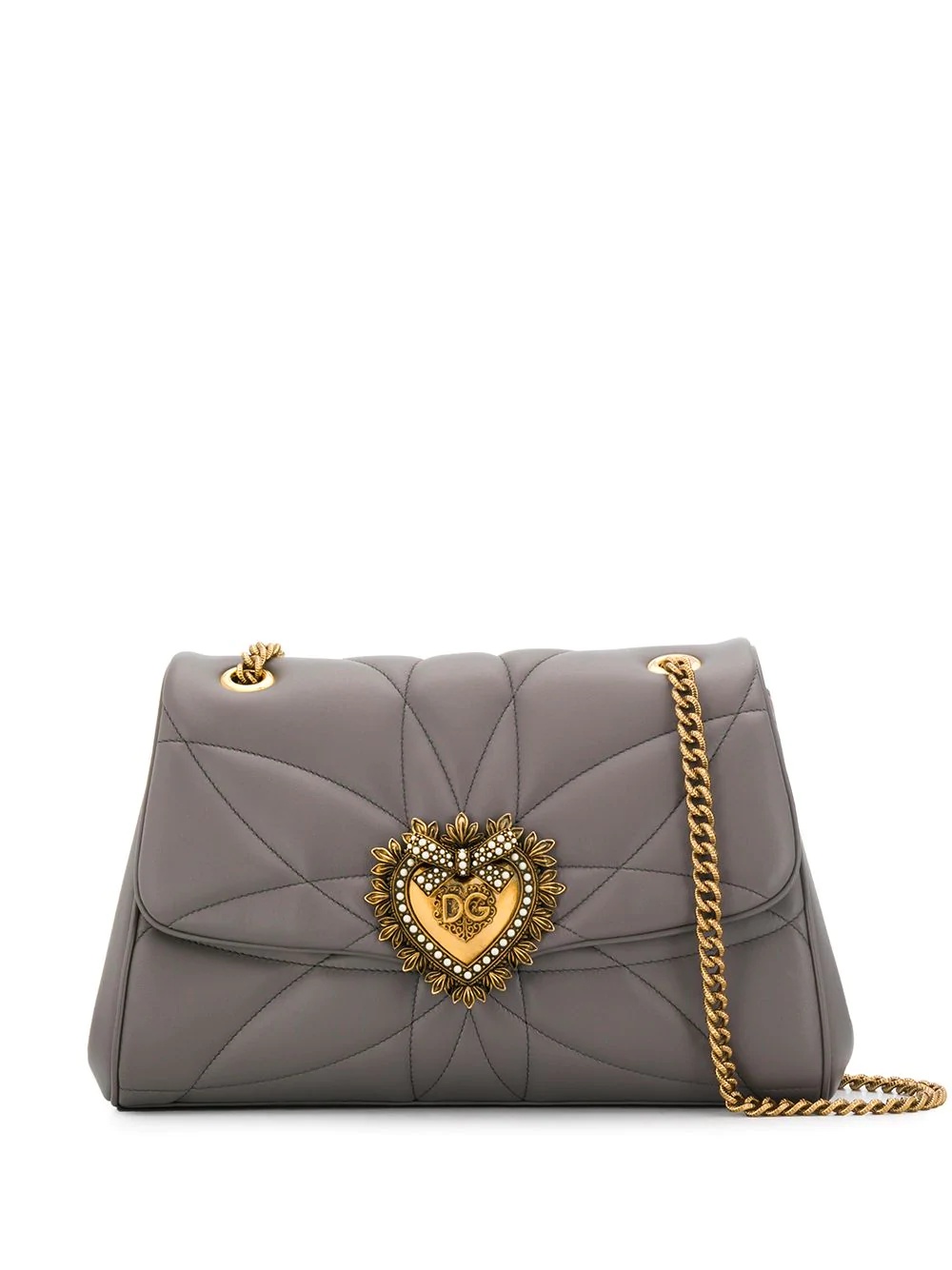 heart plaque shoulder bag - 1