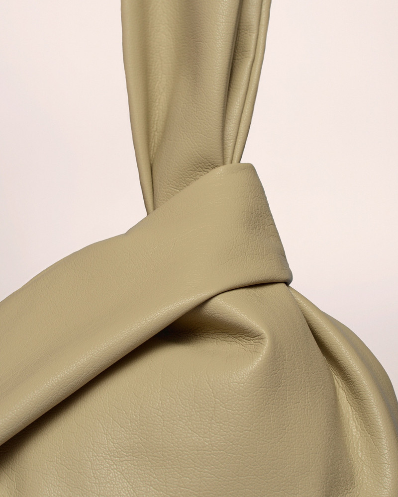 Nanushka JEN - Vegan leather clutch - Pebble outlook