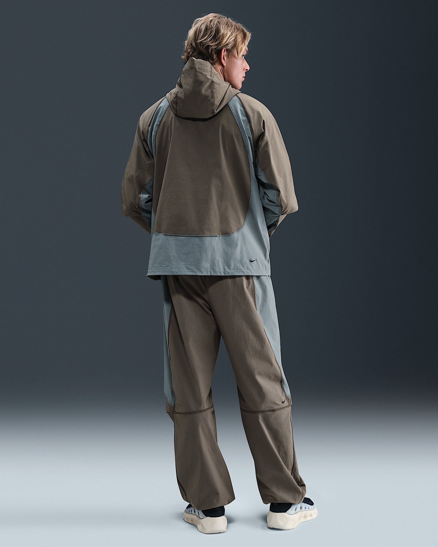 Nike Tech Men's Dri-FIT Woven Color-Block Windrunner Oversized Jacket - 5