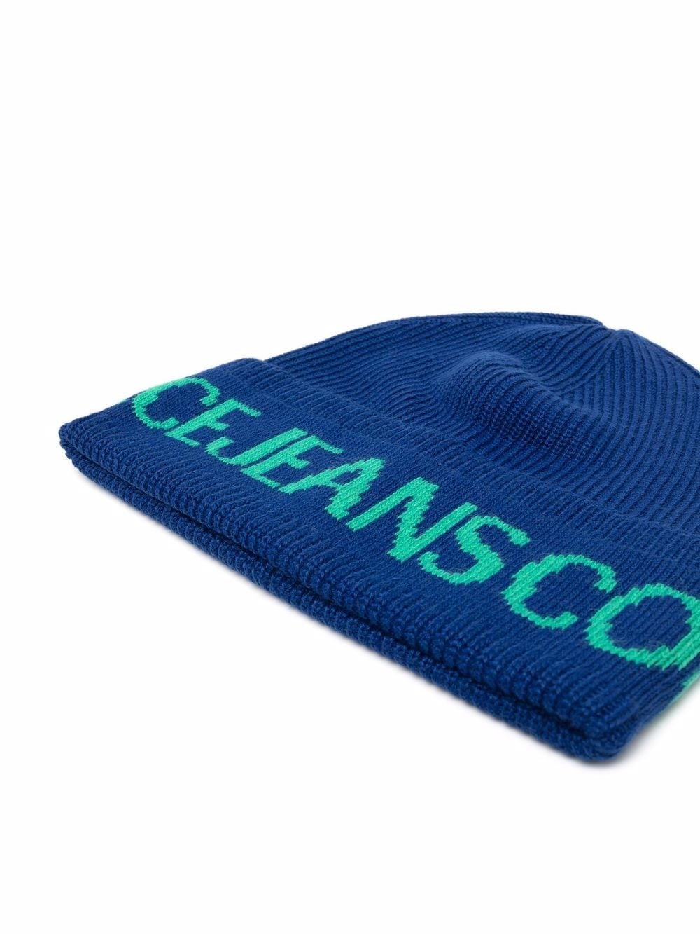 logo-print knitted beanie - 2