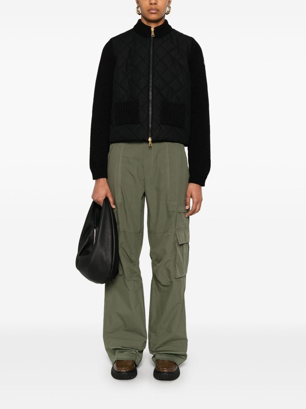 padded zip-up jacket - 2