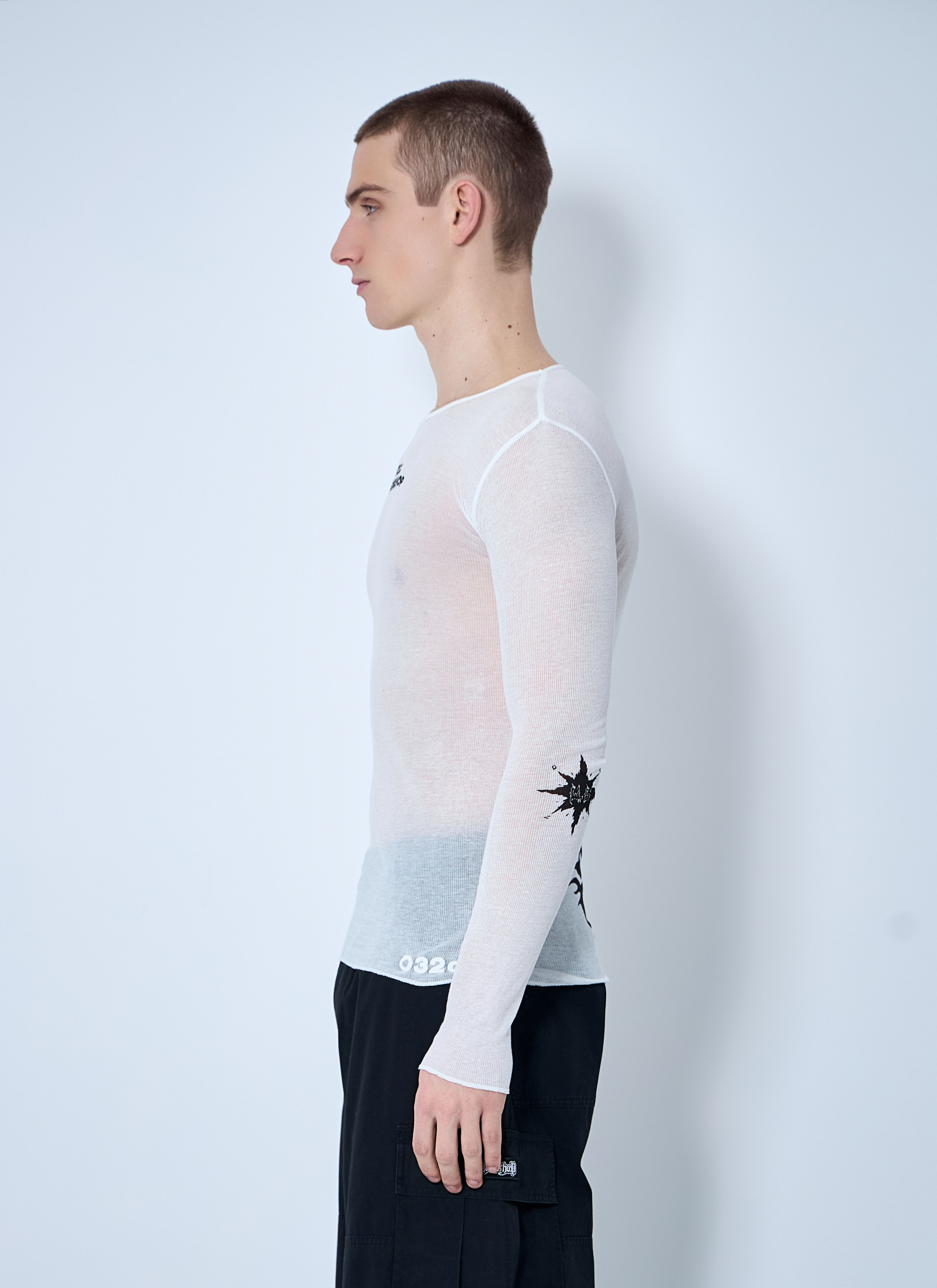 Knit Logo Print Top - 3