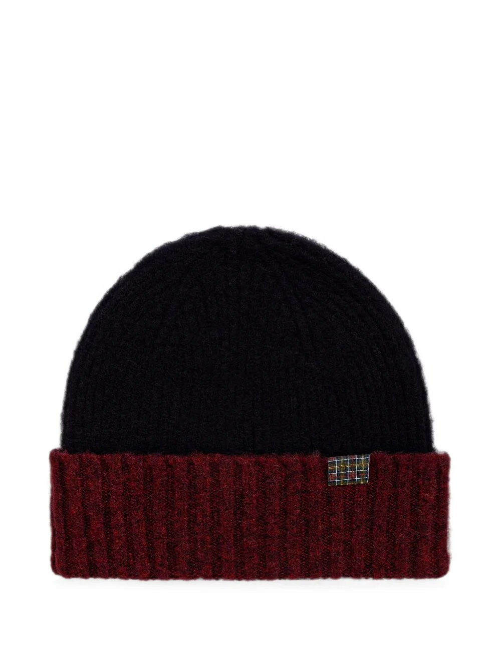 Scottish Angus ribbed-knit beanie hat - 1