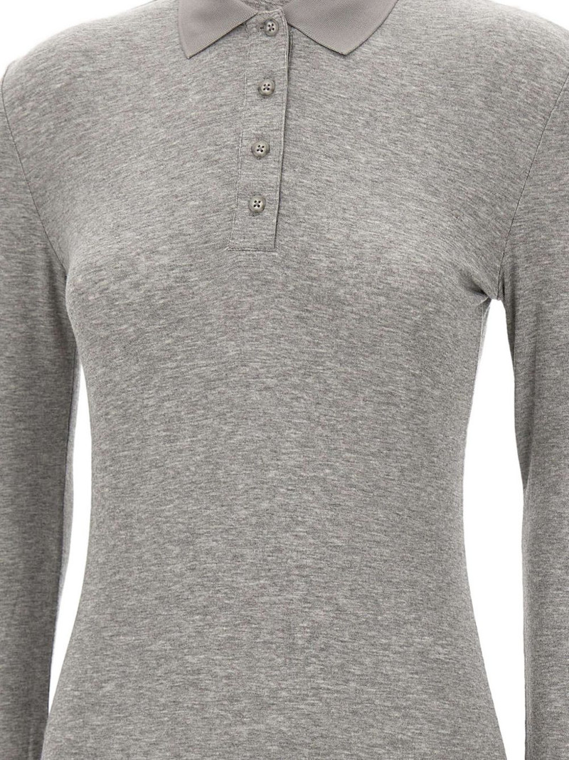 ribbed long-sleeve polo 4