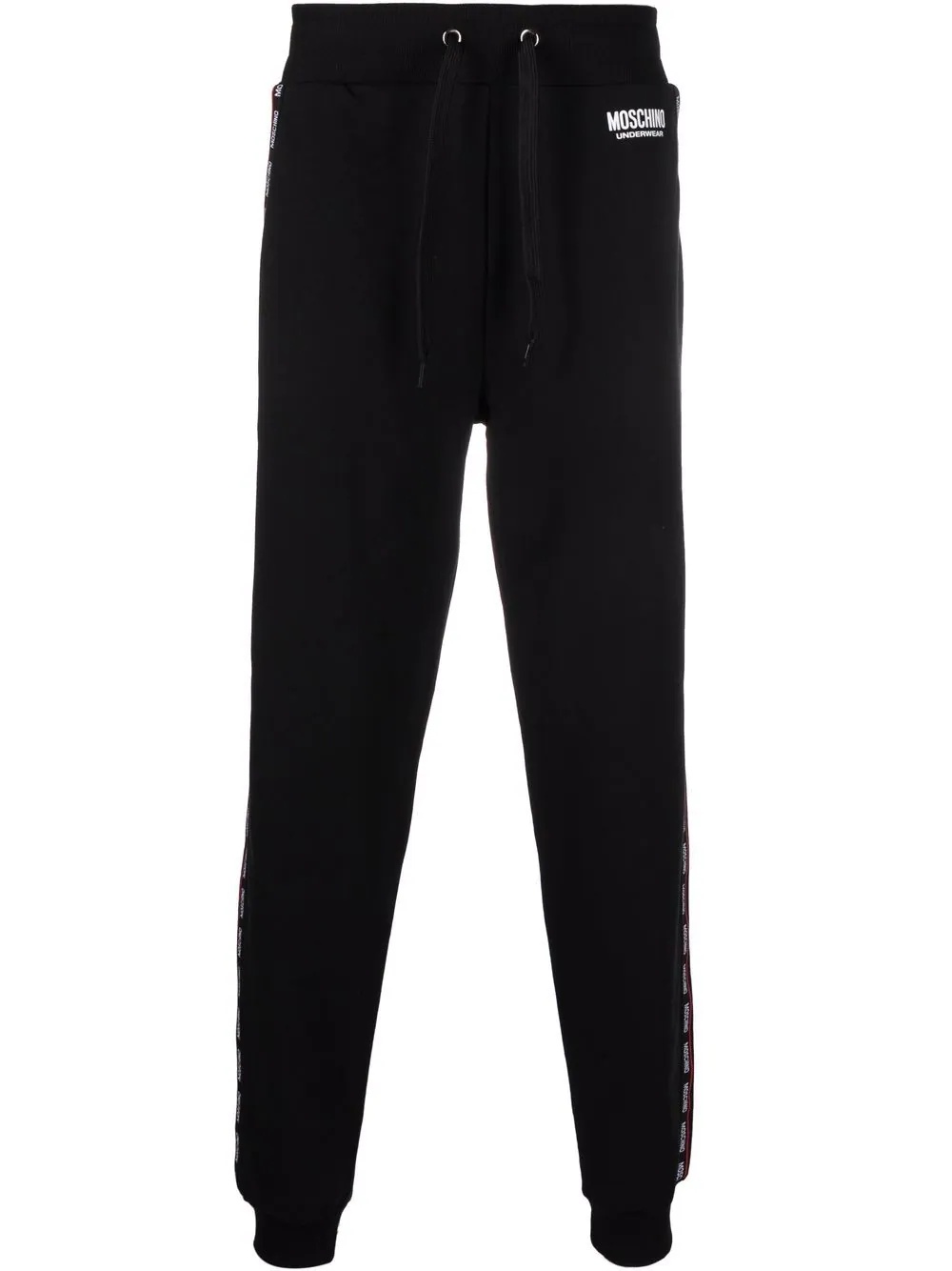 logo-tape track pants - 1