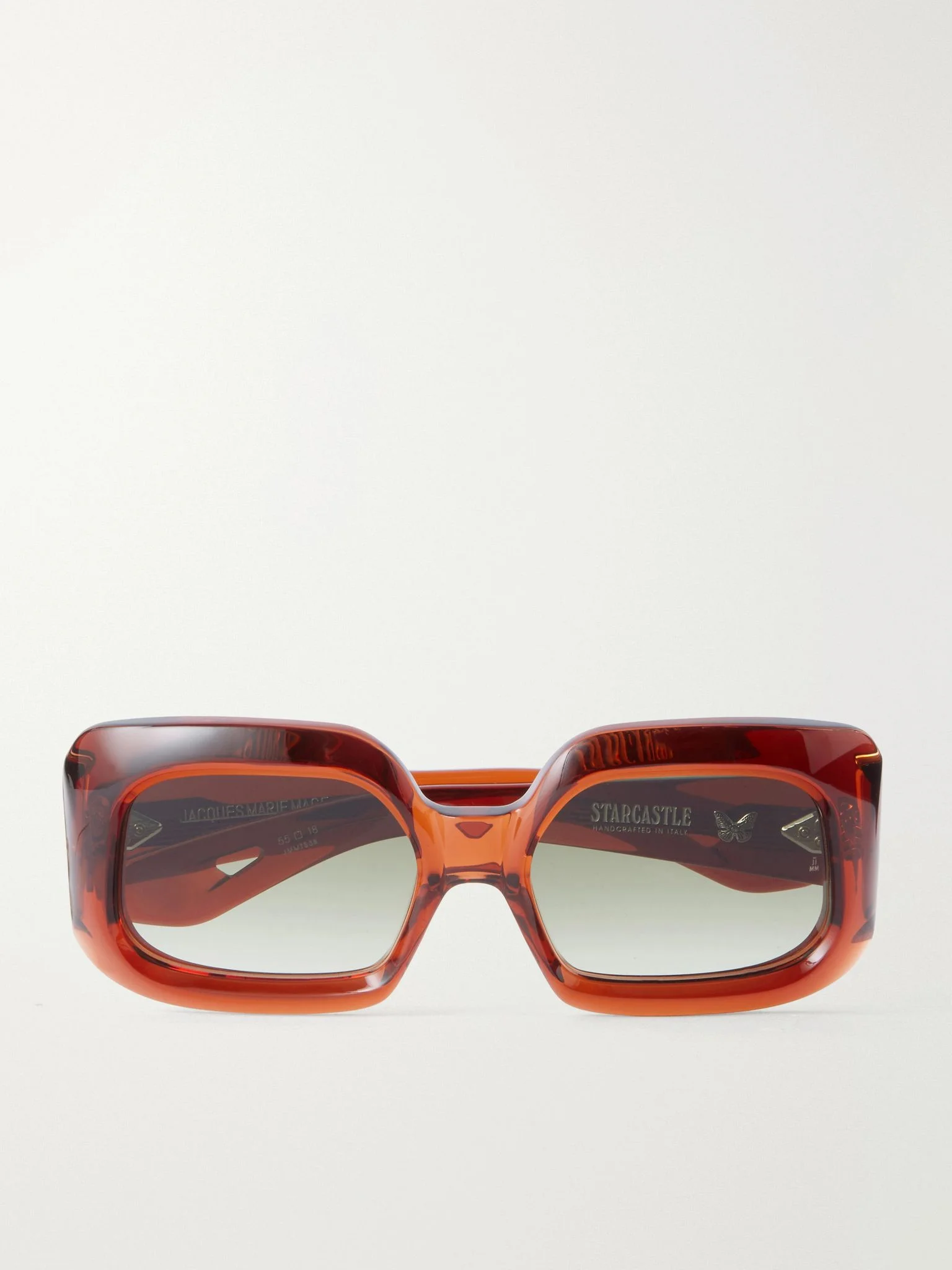 Starcastle square-frame acetate sunglasses Brown - 1