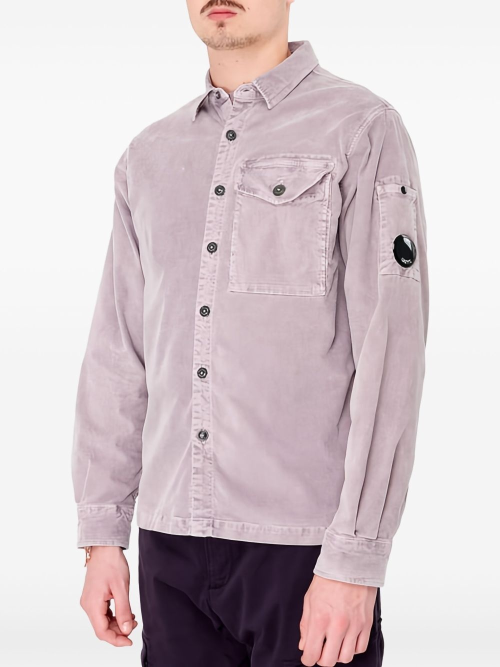 logo-plaque shirt - 3