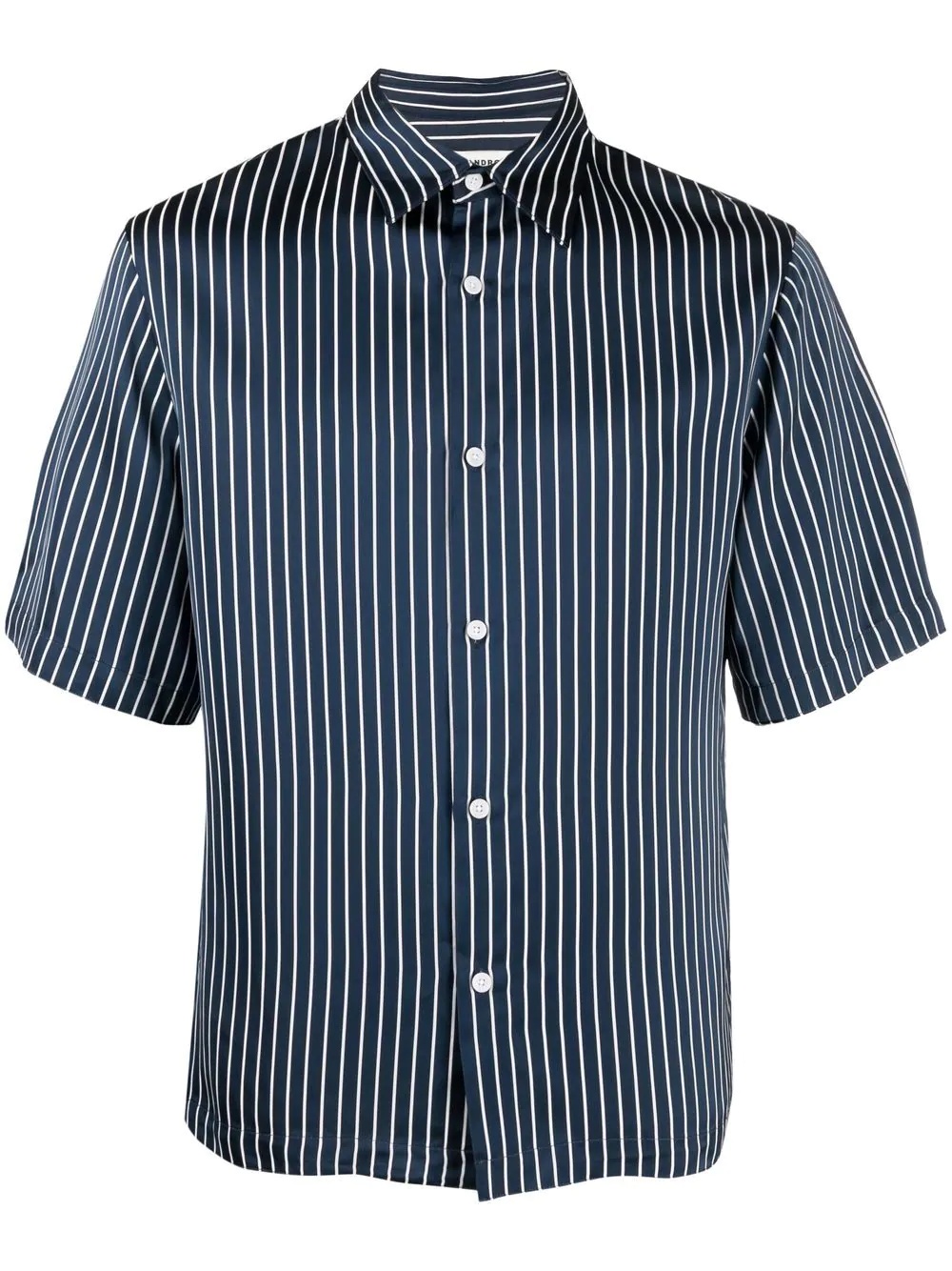 striped short-sleeve shirt - 1