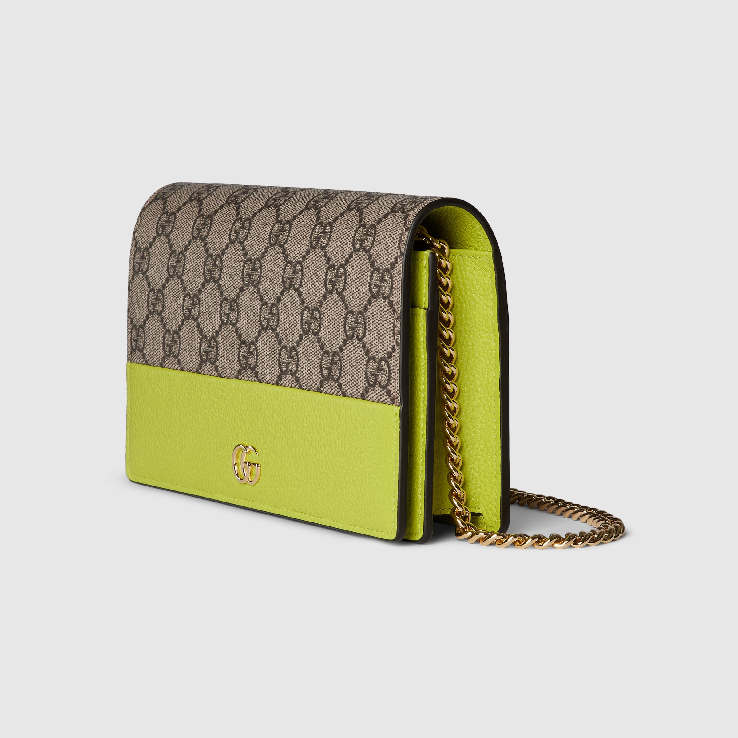 GG Marmont bi-color wallet on chain - 2