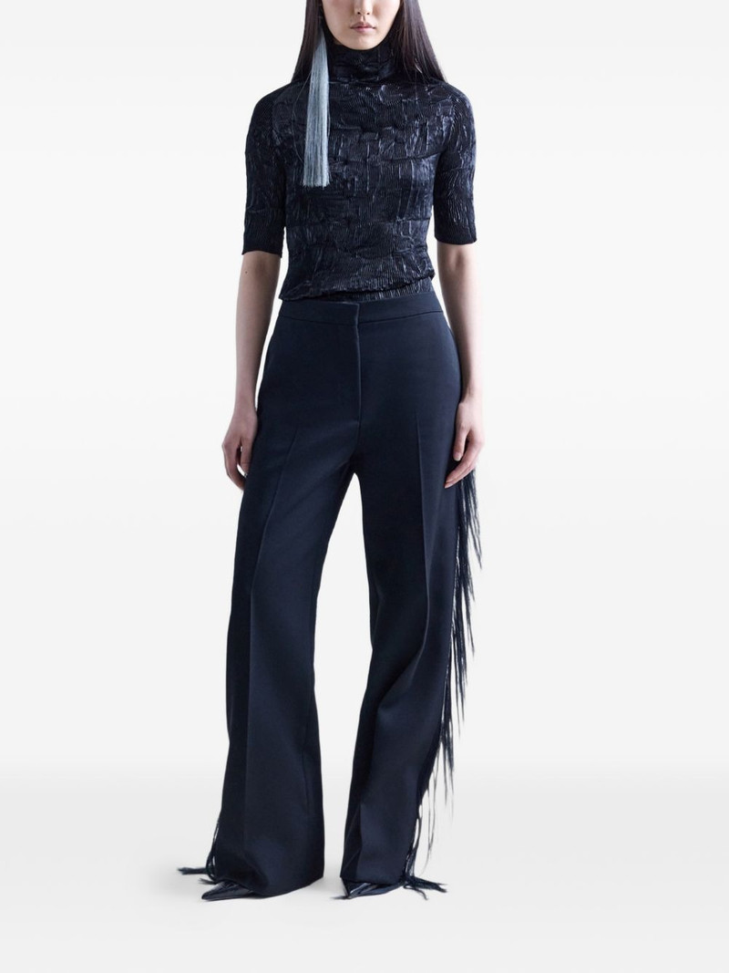 FFORME Luella fringe-trim trousers outlook