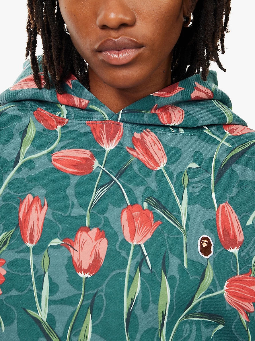 Tulip Camo oversized cotton-jersey hoody - 5