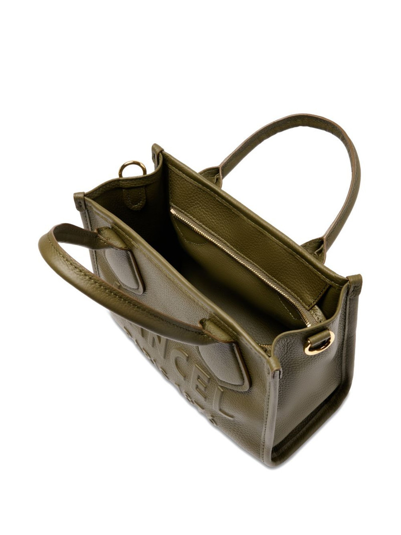 Jour zip leather tote bag 5