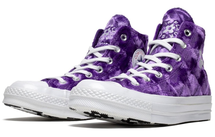 Converse Golf Le Fleur x Chuck 70 Hi 'Quilted Velvet Tillandsia Purple' 165600C - 3