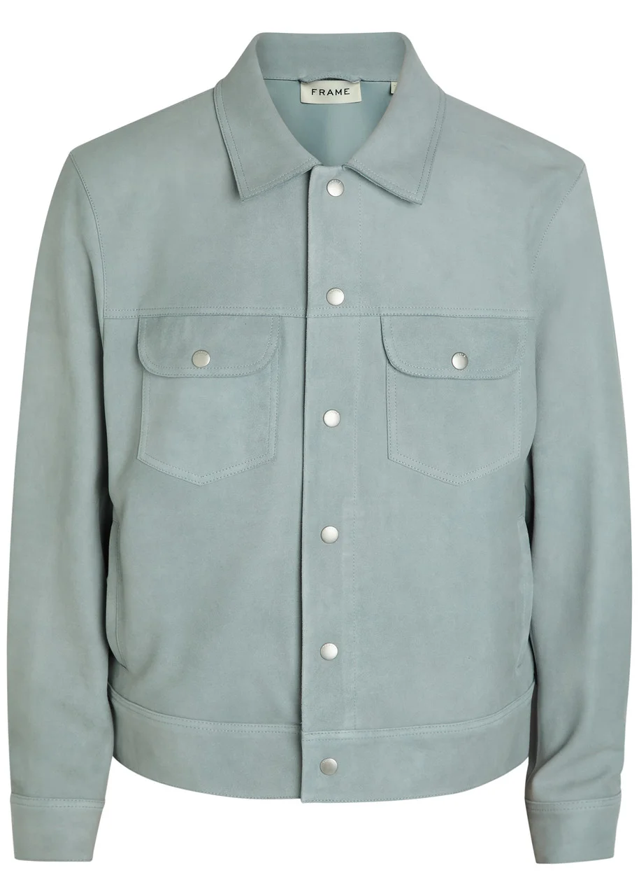 Frame Suede Trucker Jacket - 1