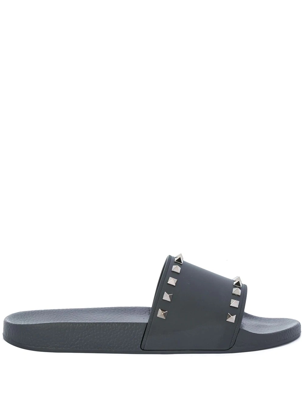 Rockstud-embellished slides - 1