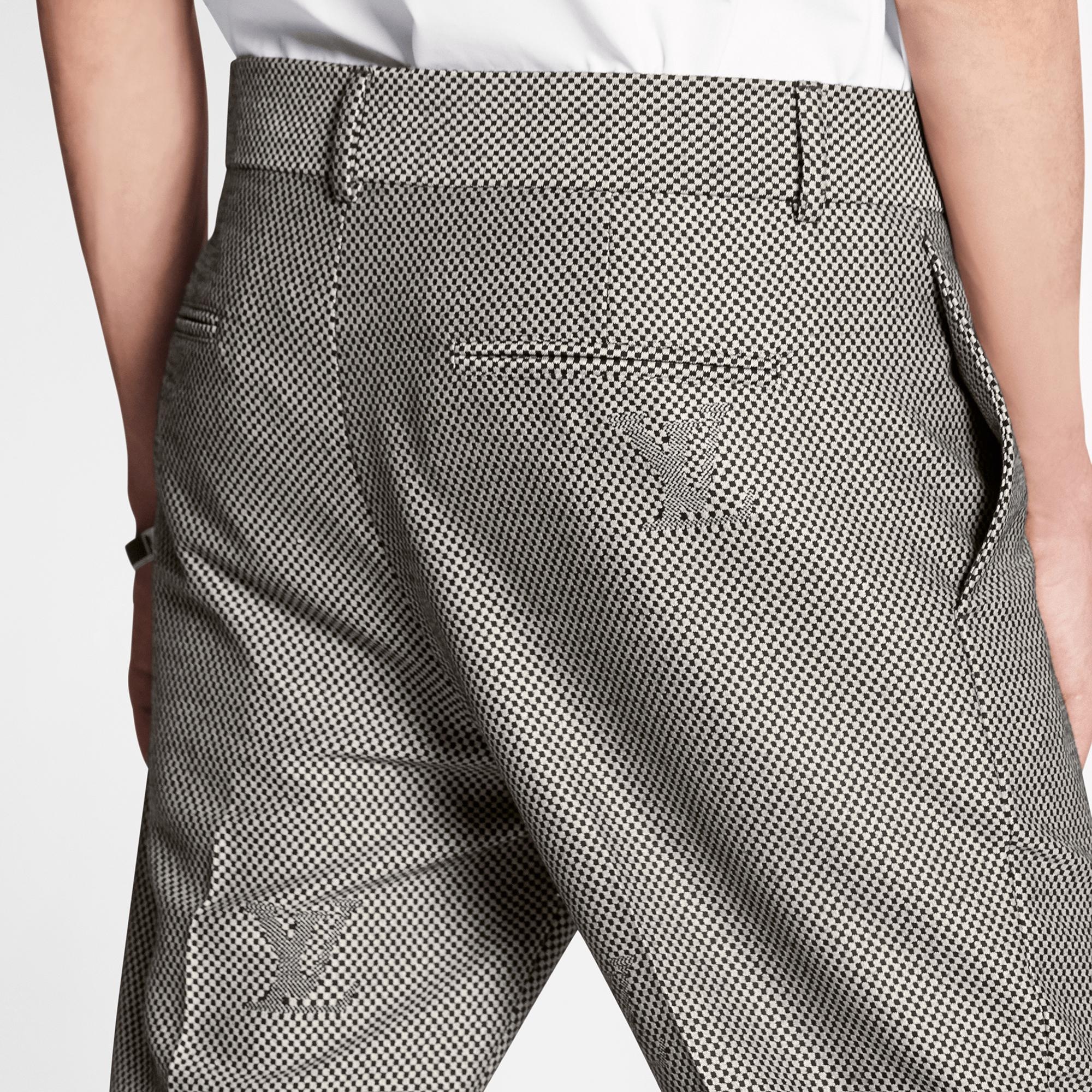 Micro Damier Cigaret Pants - 5