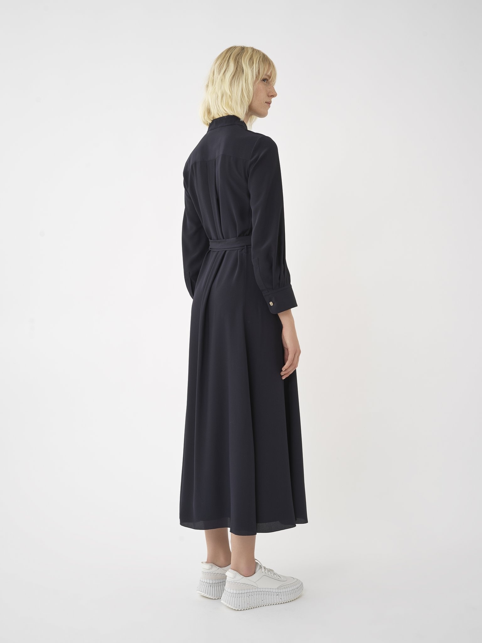 BELTED MIDI DRESS - 5