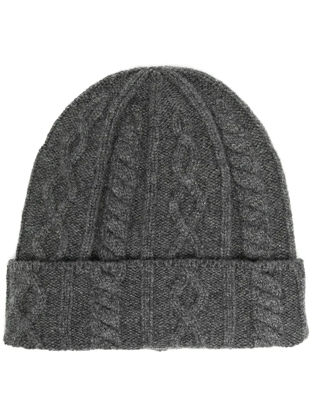 cable knit beanie hat - 1