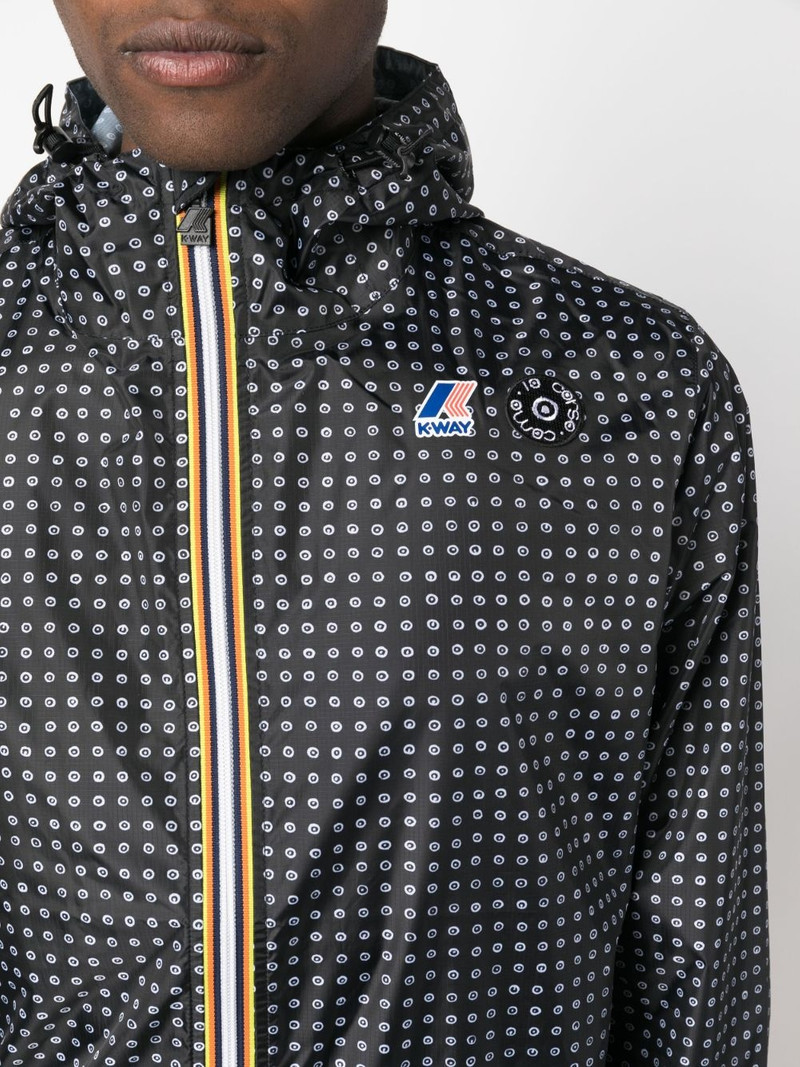 x 10 CORSO COMO polka-print zipped jacket 6