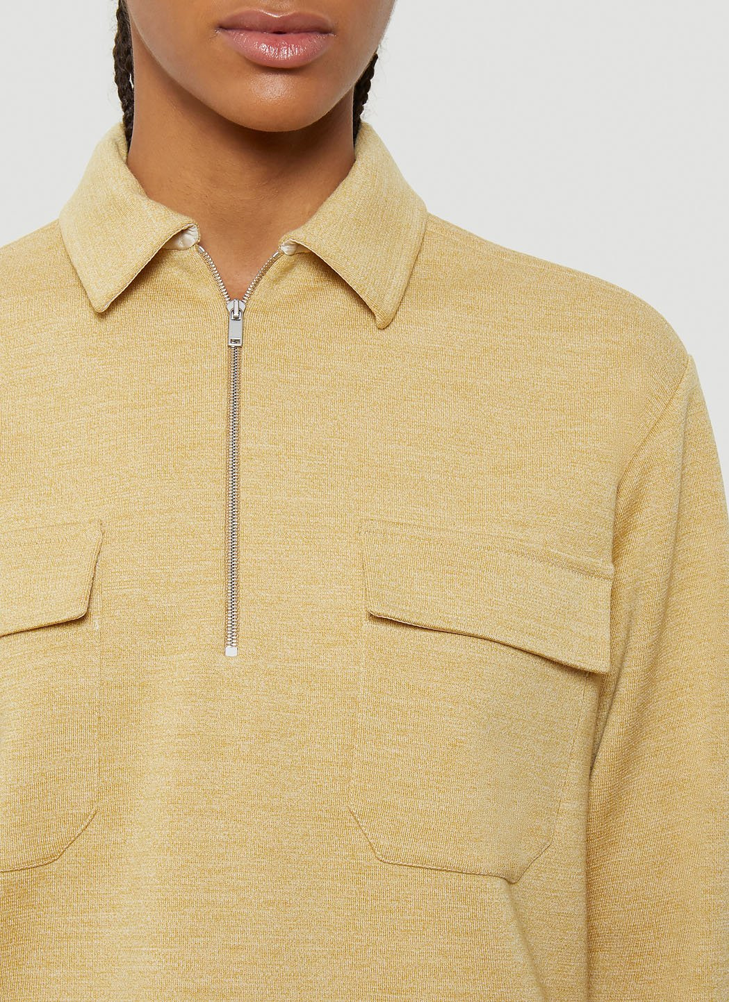Jil Sander Women Half-Zip Shirt - 5