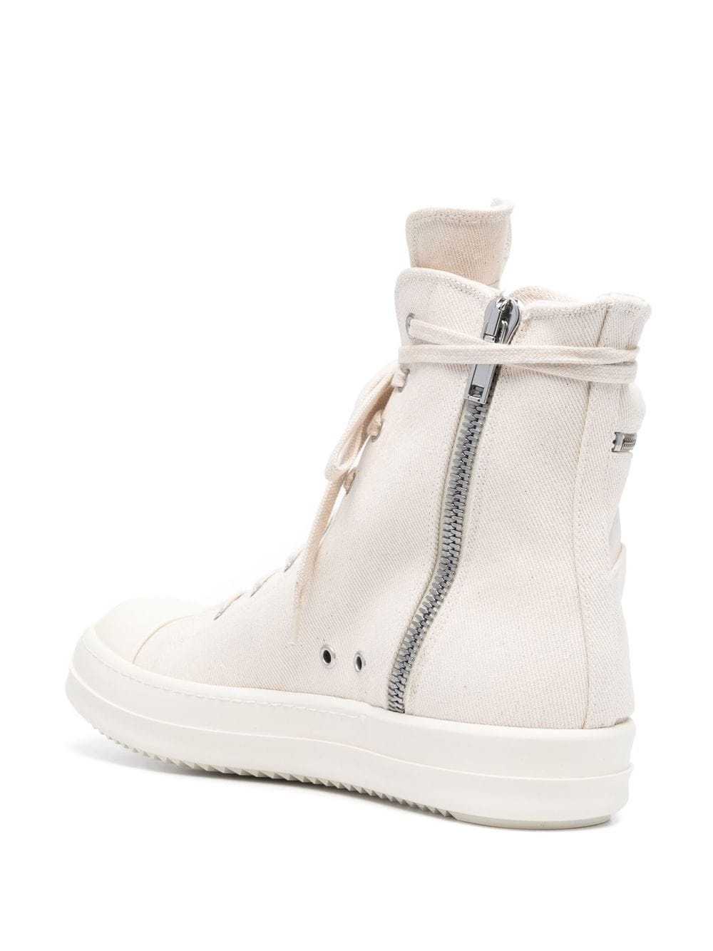 zip-detail high-top sneakers - 3