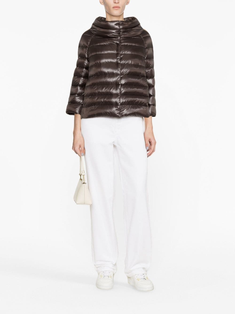 high-neck puffer jacket - 2