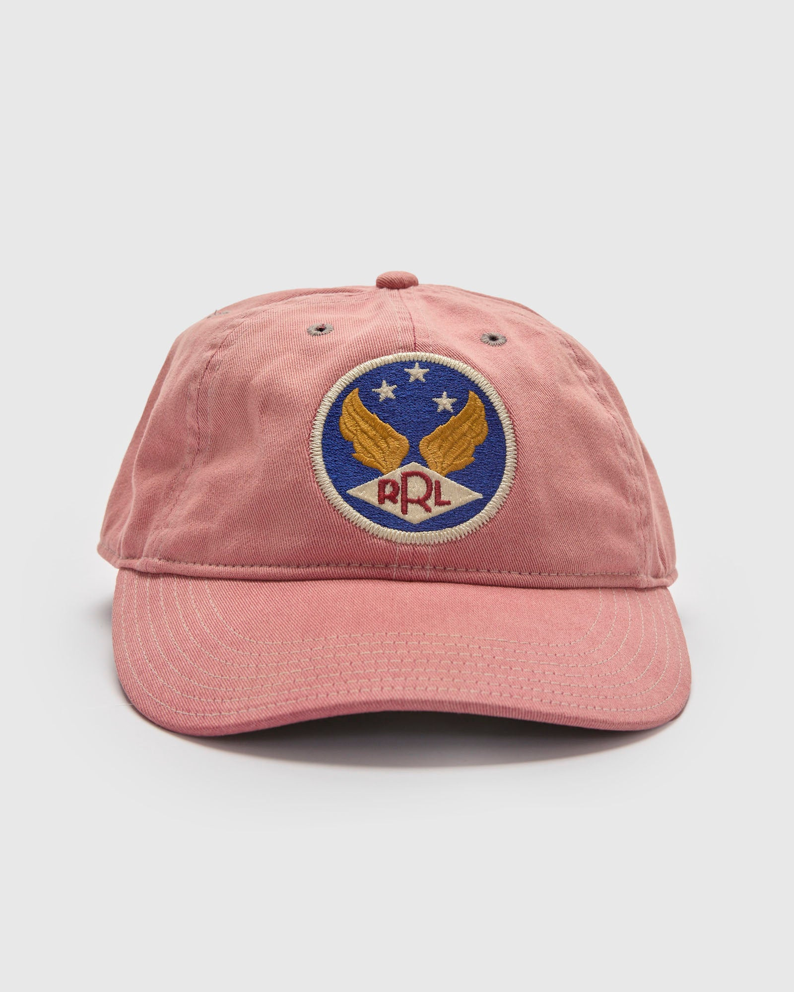 Twill Baseball Cap in Faded Red - 3