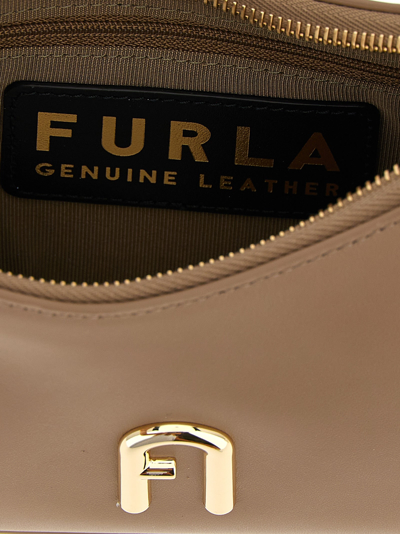 Furla Diamante Shoulder Bags Beige - 4