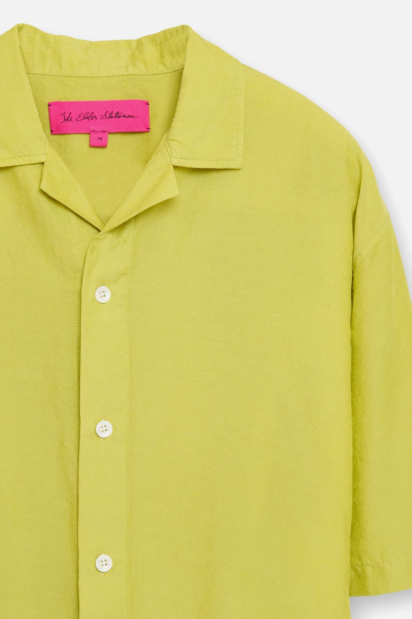 JAQUARD SILK CAMP SHIRT - 5