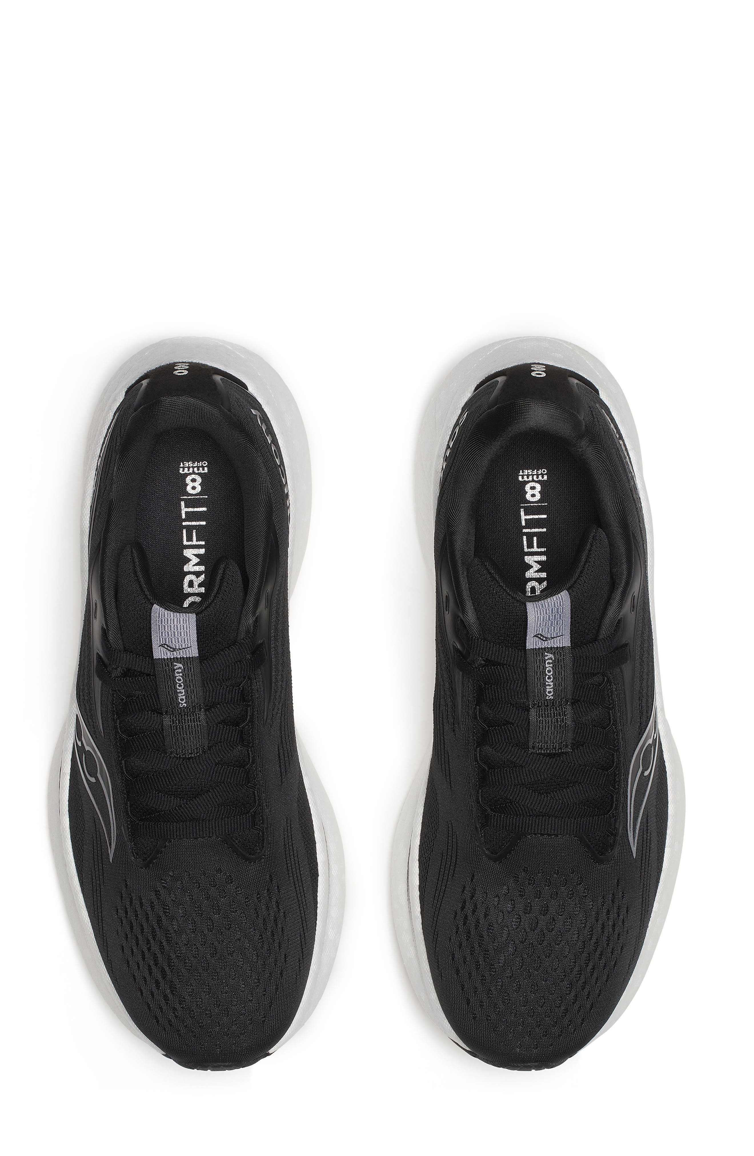 Saucony Ride 18 Running Shoe in Black/White at Nordstrom - 3