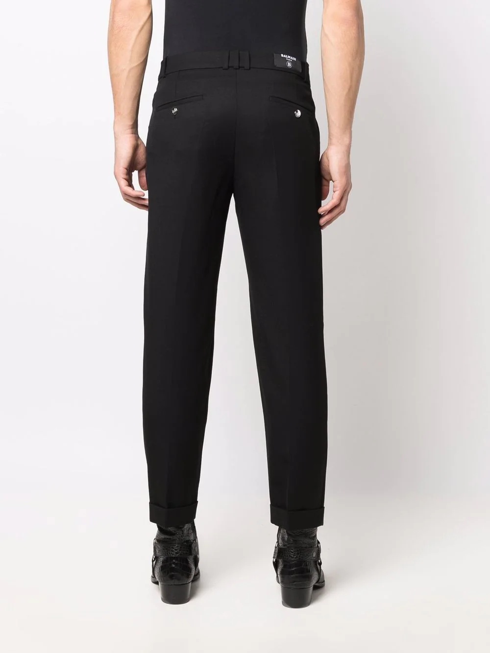 slim-fit chino trousers - 4