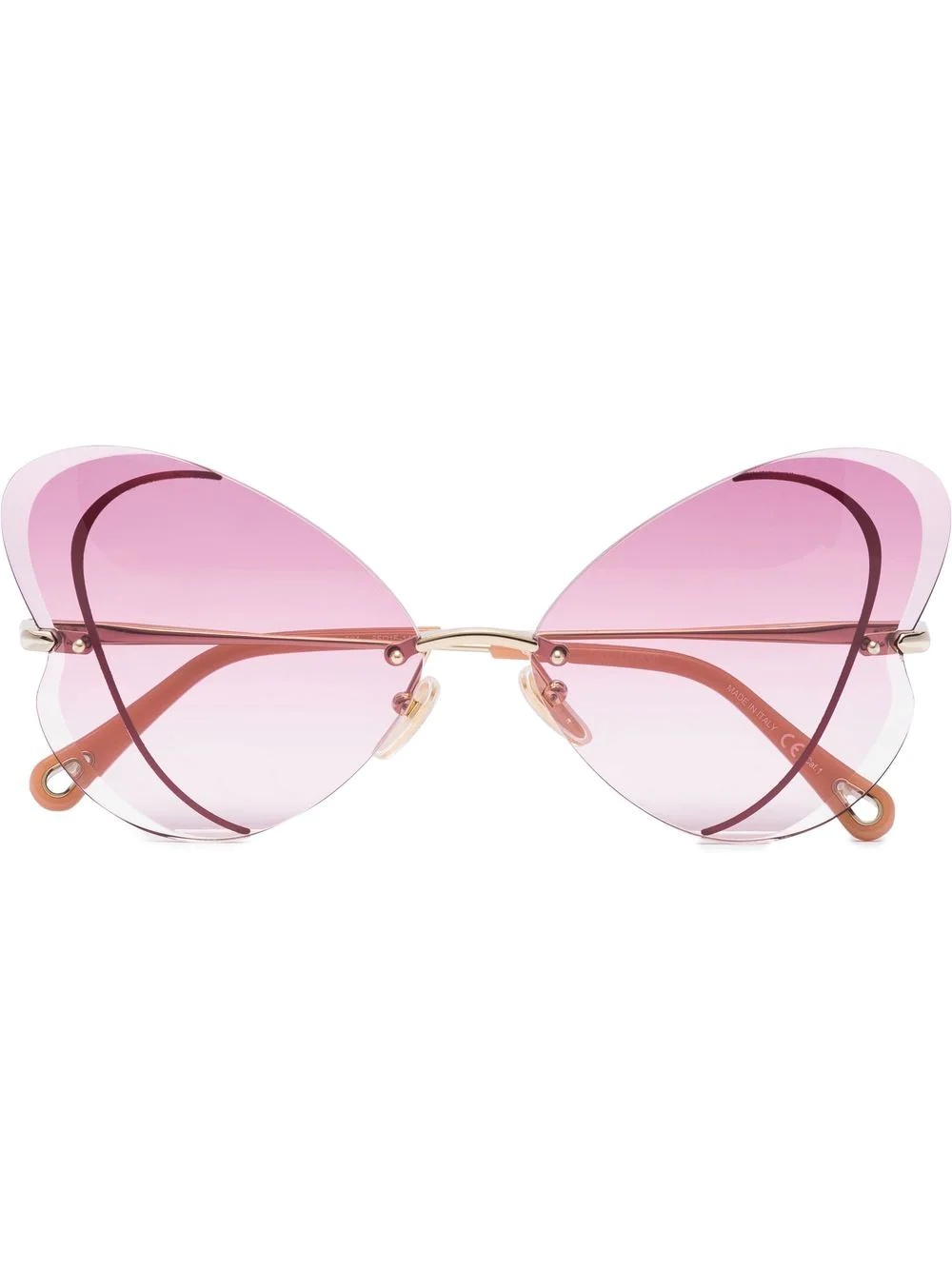 Tayla butterfly-frame sunglasses - 3