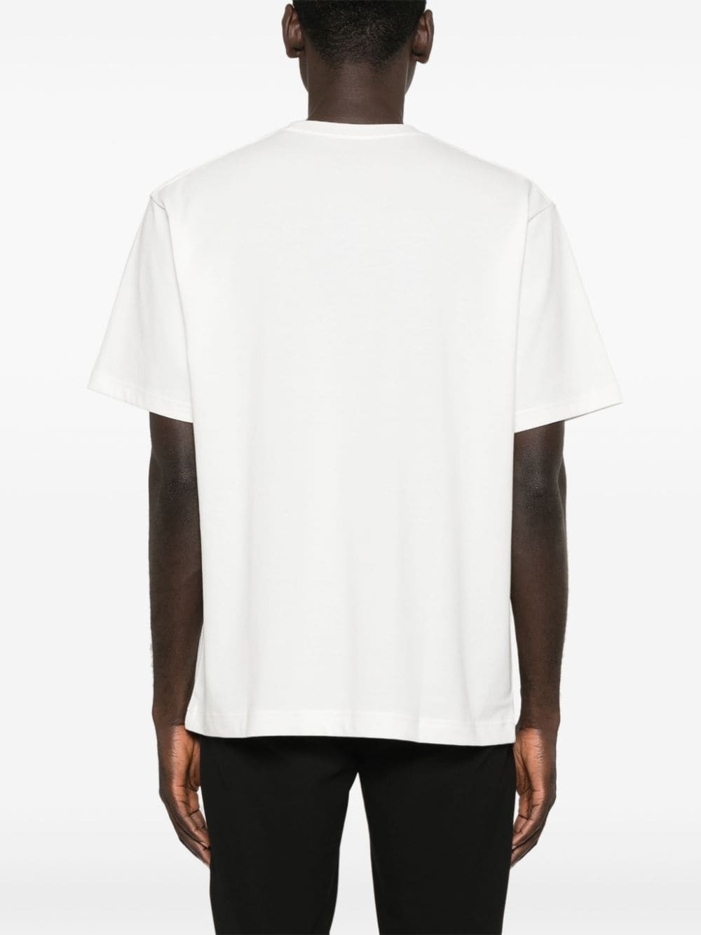 abstract-print T-shirt - 4