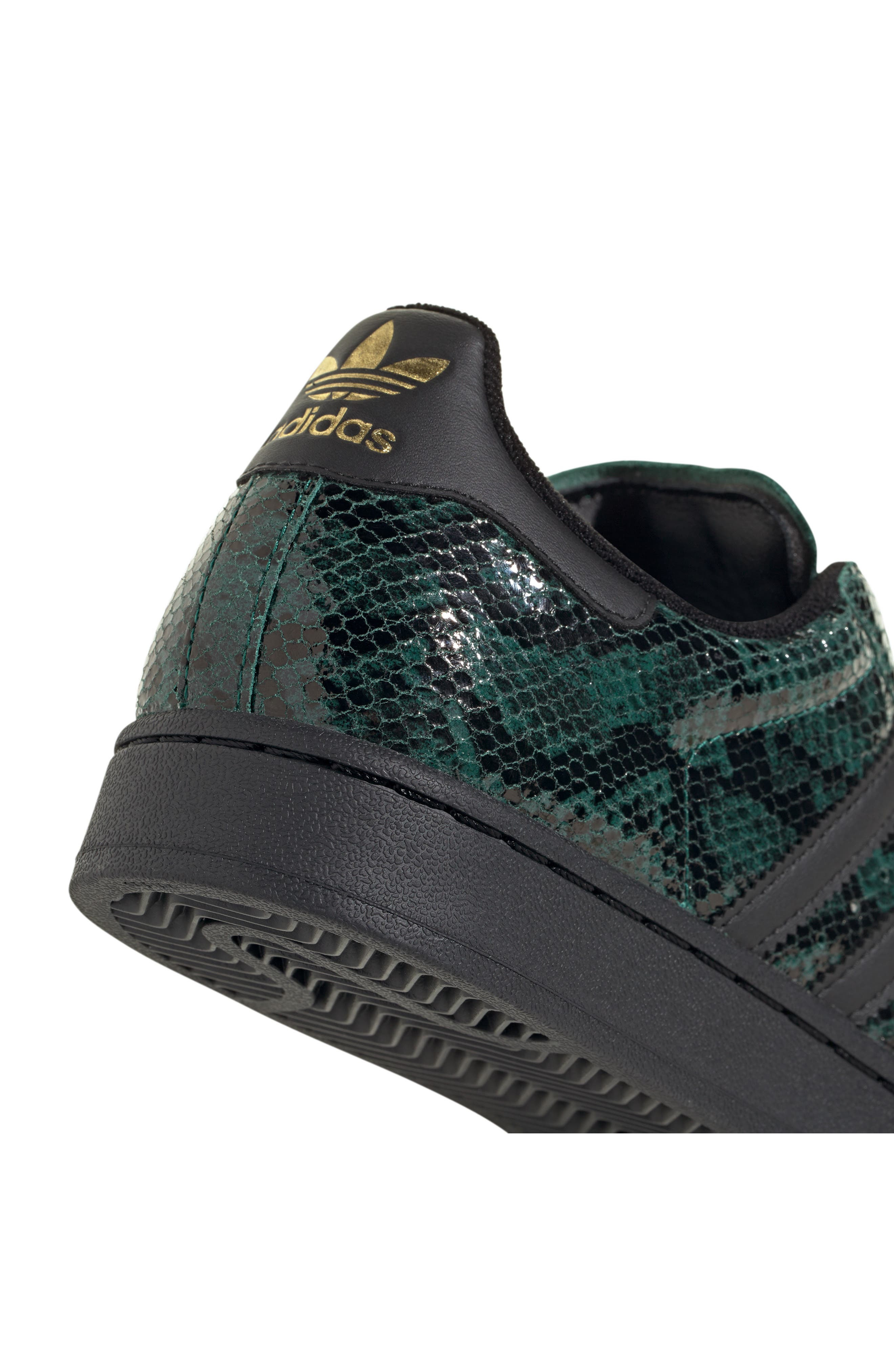 adidas Superstar II Sneaker in Collegiate Green/Black/Gold at Nordstrom - 9