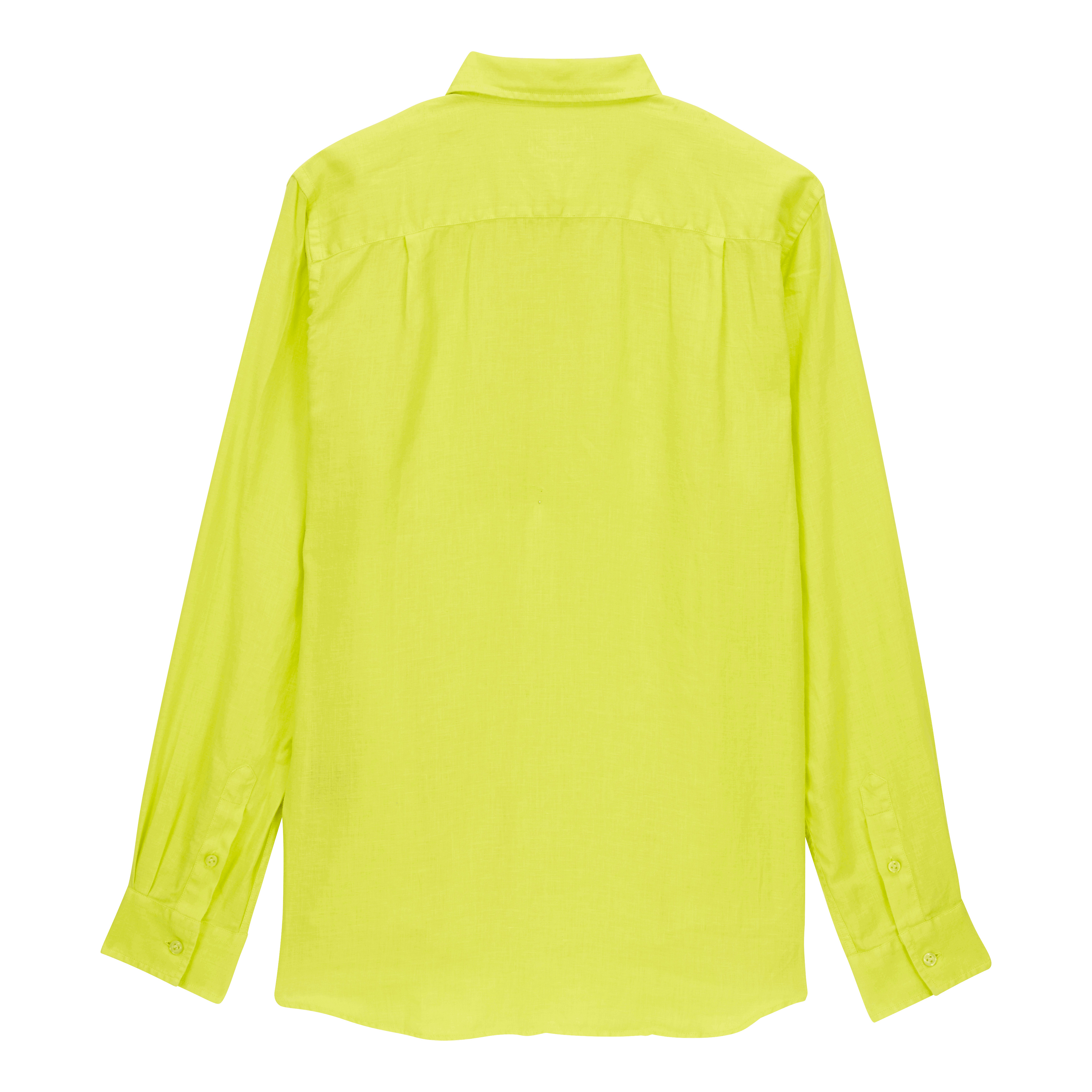 Men Linen Shirt Solid - 2