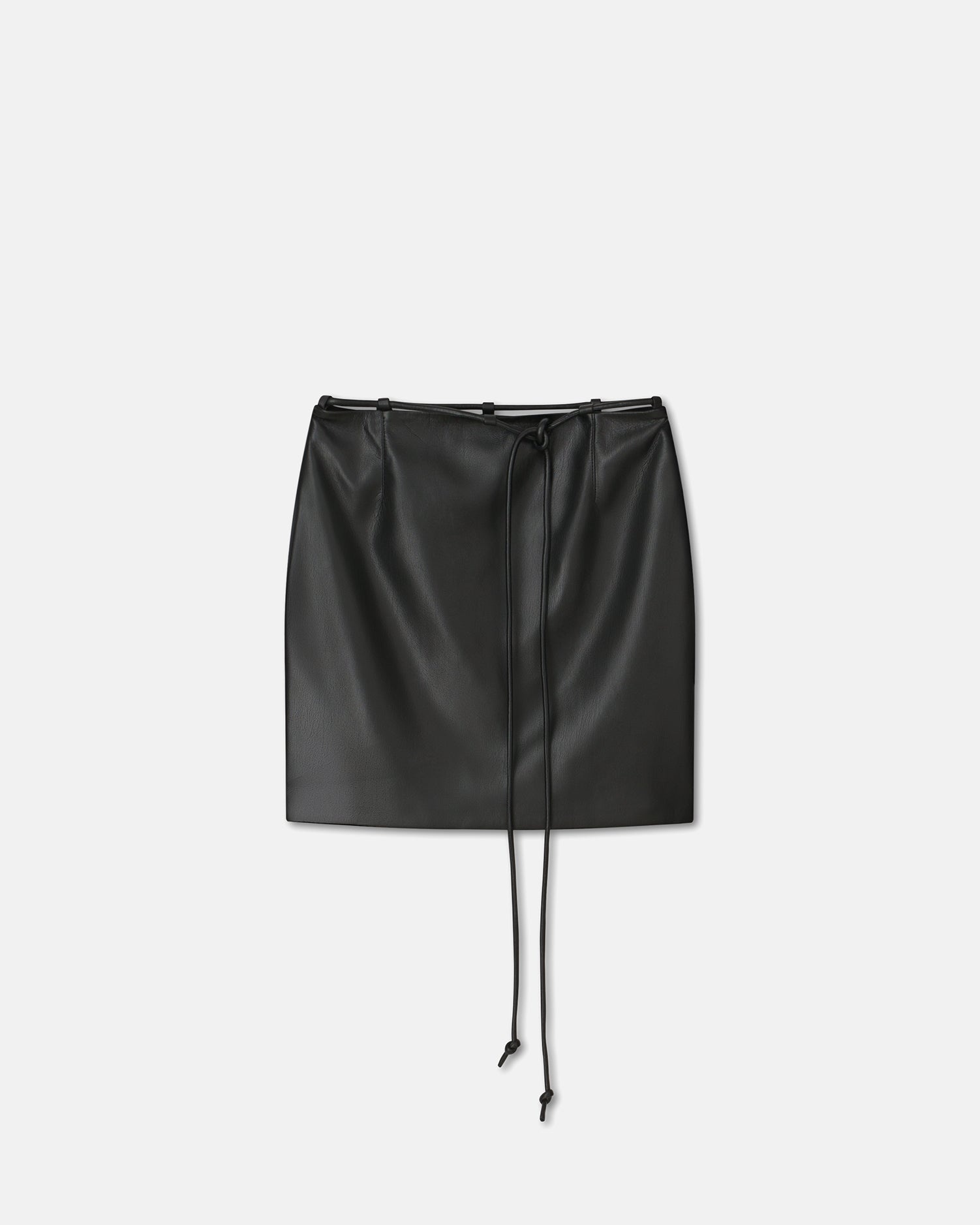 LONNE - OKOBOR™ alt-leather skirt - Black - 4