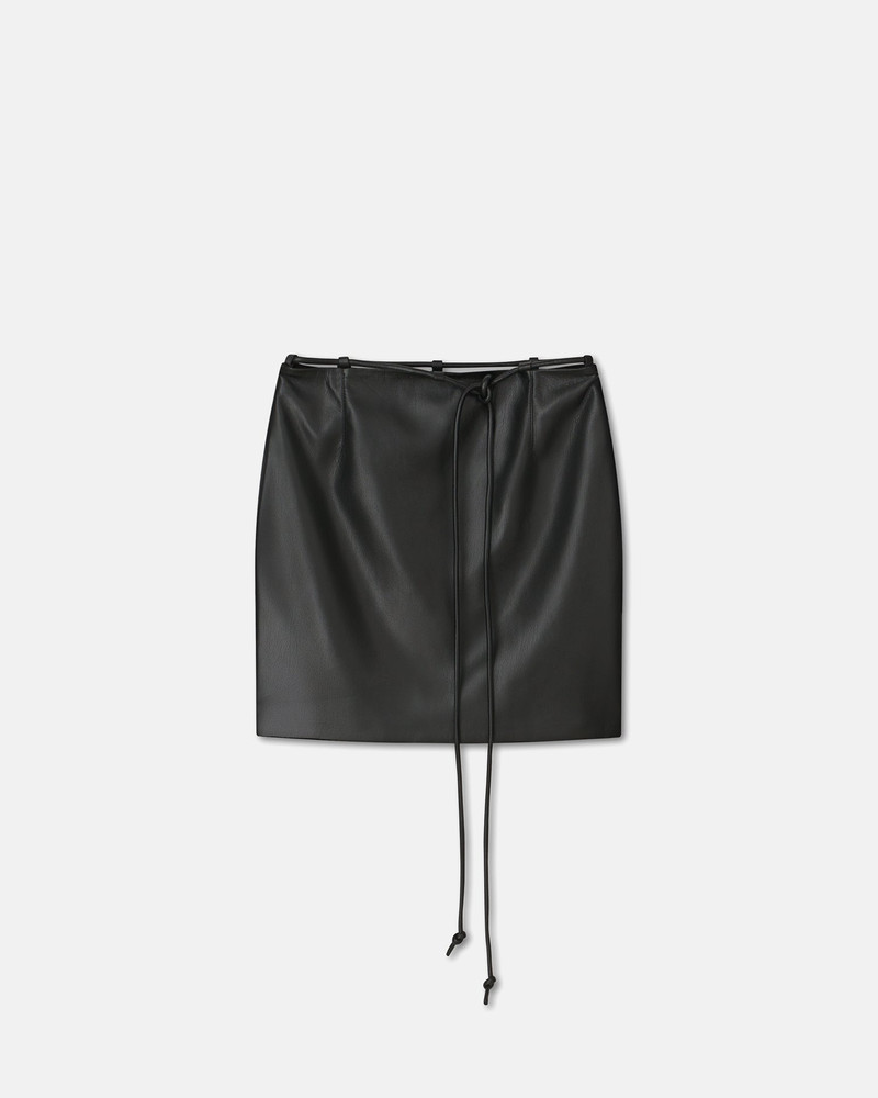LONNE - OKOBOR™ alt-leather skirt - Black 4