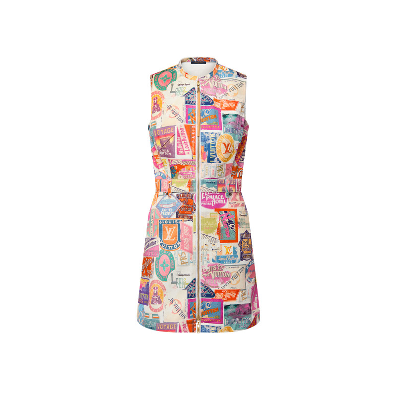 Travel Patch Zip-Up Dress 1