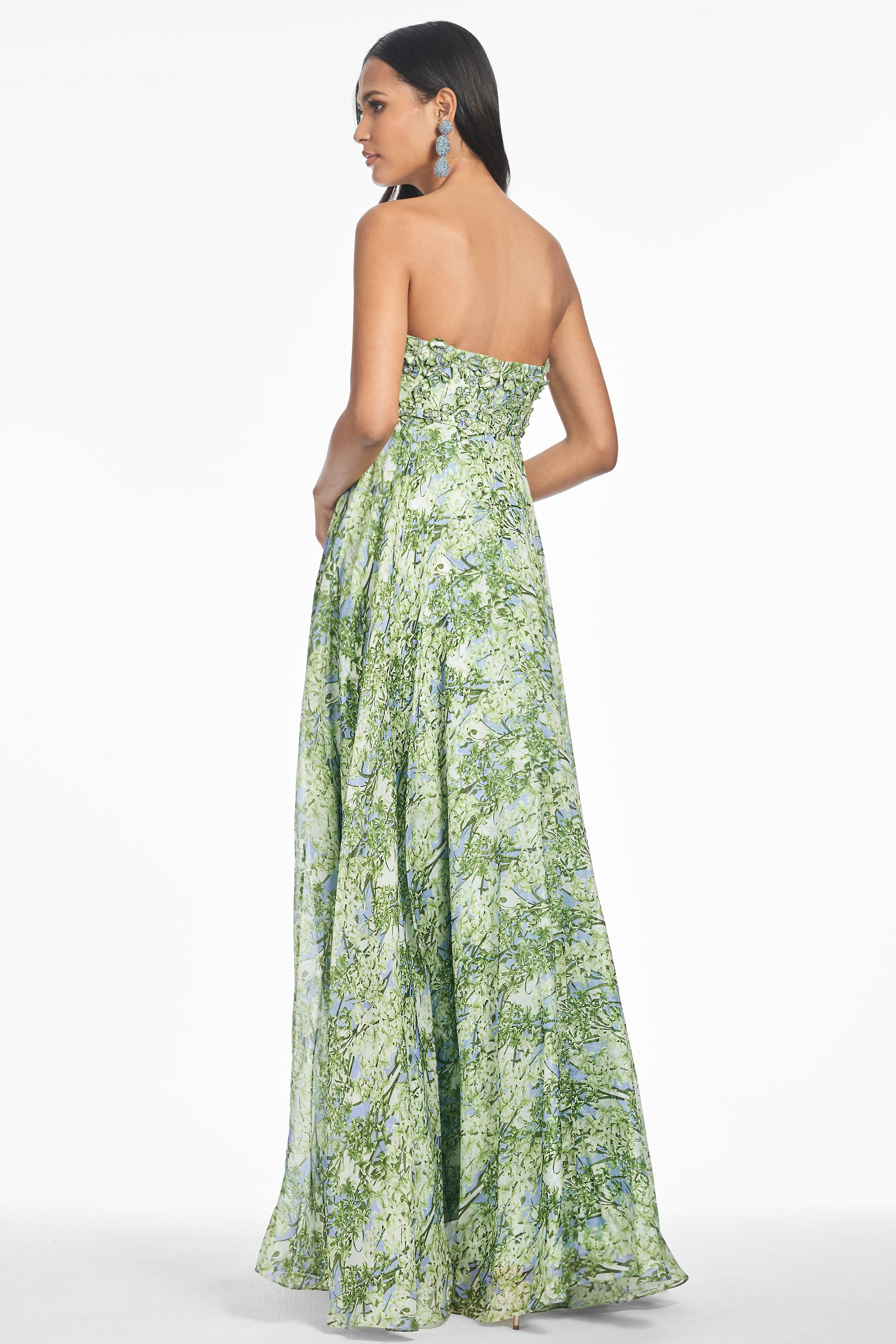 AMES GOWN - PERIDOT BOUQUET - 4