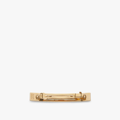 FENDI Gold-colored hair clip outlook