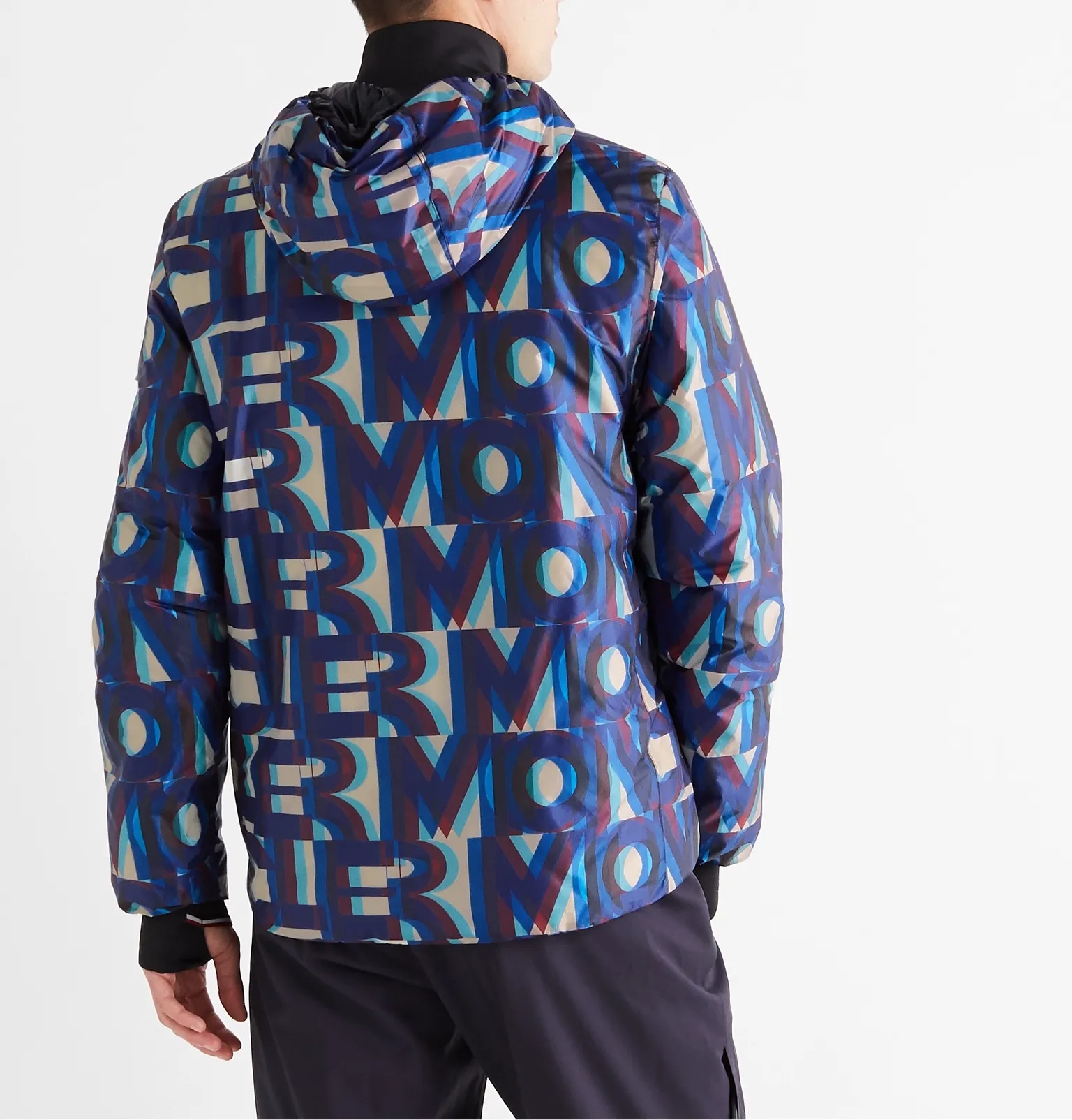 Cillian Packable Logo-Print Hooded Micro-Ripstop Down Ski Jacket - 4