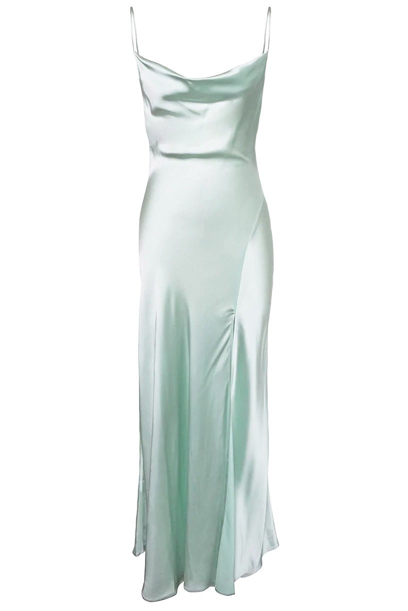 Finley Crepe Satin Gown - 1